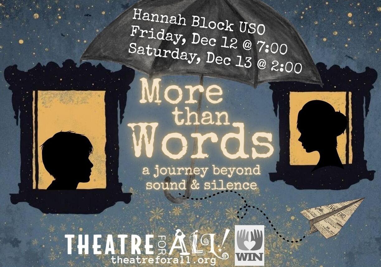 Campaign cover image for Theatre for All: "More Than Words"