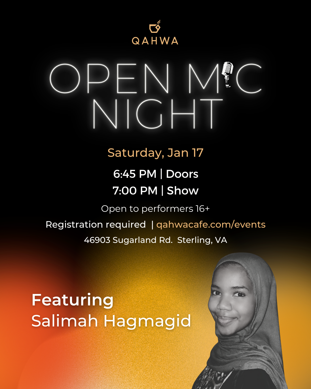 Campaign cover image for Open Mic Night