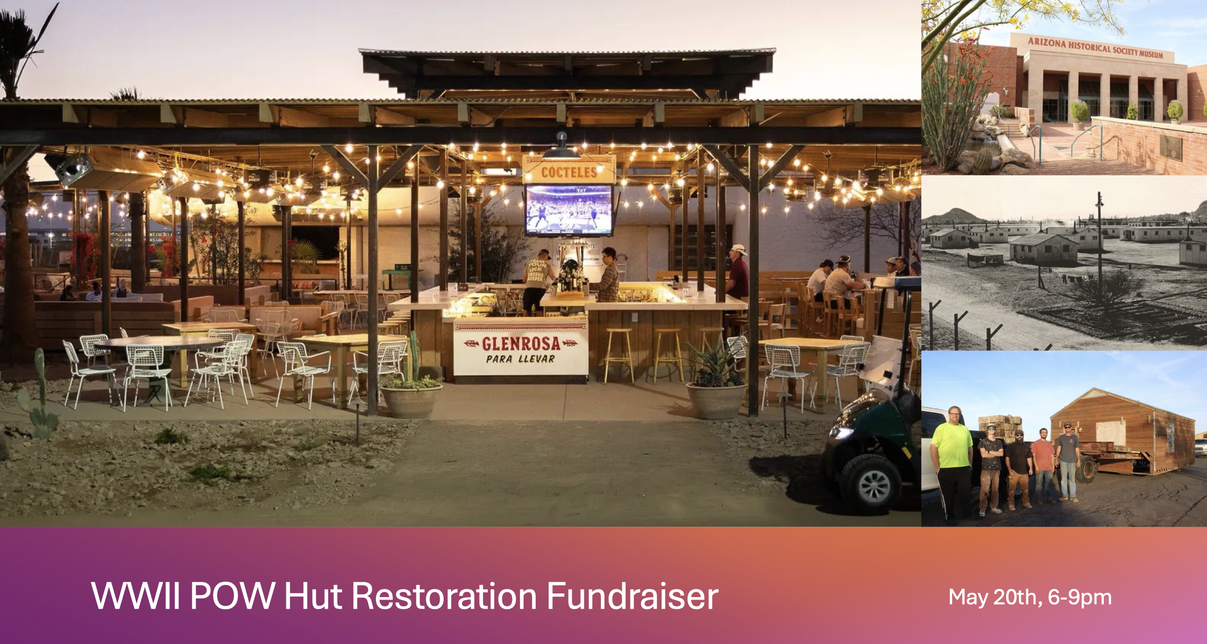 Campaign cover image for WWII POW Hut Restoration Fundraiser