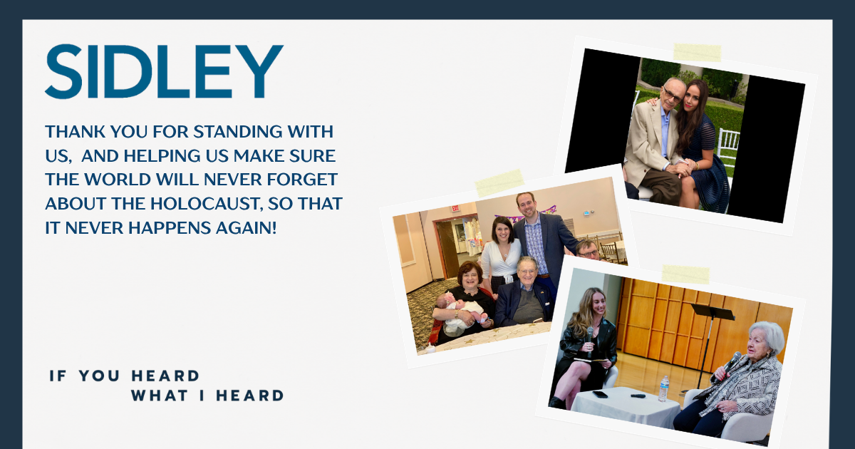 Campaign cover image for Sidley Austin in Support of If You Heard What I Heard