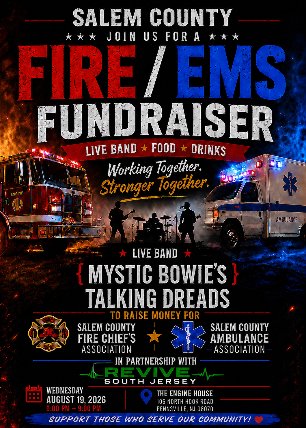 Campaign cover image for Mystic Bowie Concert at The Engine House - August 19
