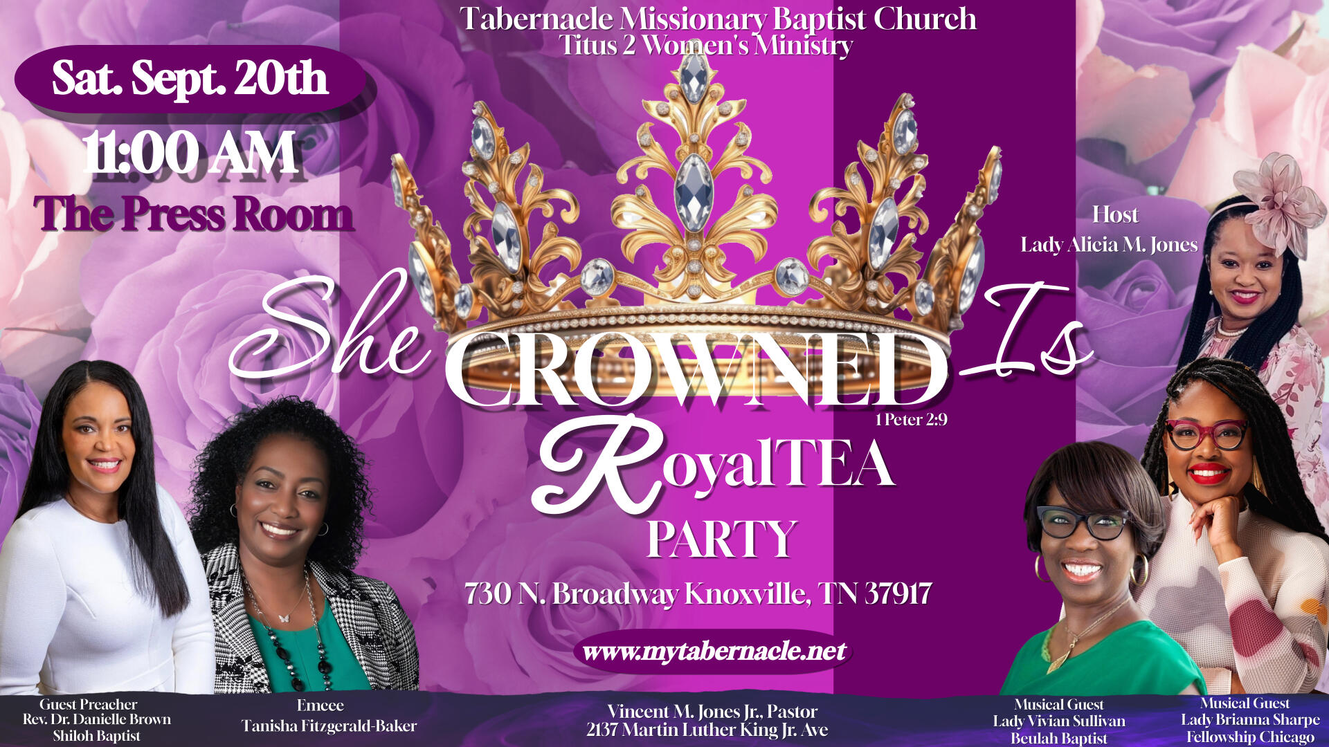 Campaign cover image for "She Is Crowned" TMBC Royal Tea Party