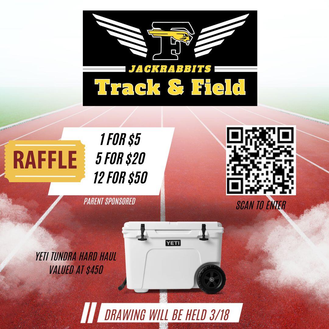 Campaign cover image for 2026 FHS Track and Field Booster YETI Raffle