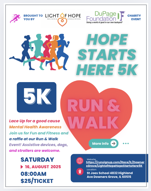 Campaign cover image for Hope Starts Here 5K Silent Auction