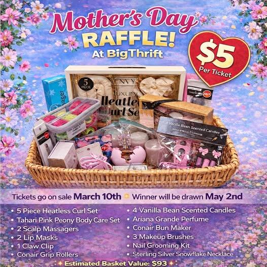 Campaign cover image for 🌸 Celebrate Mom with Big Thrift: Raffle for a Cause 🌸