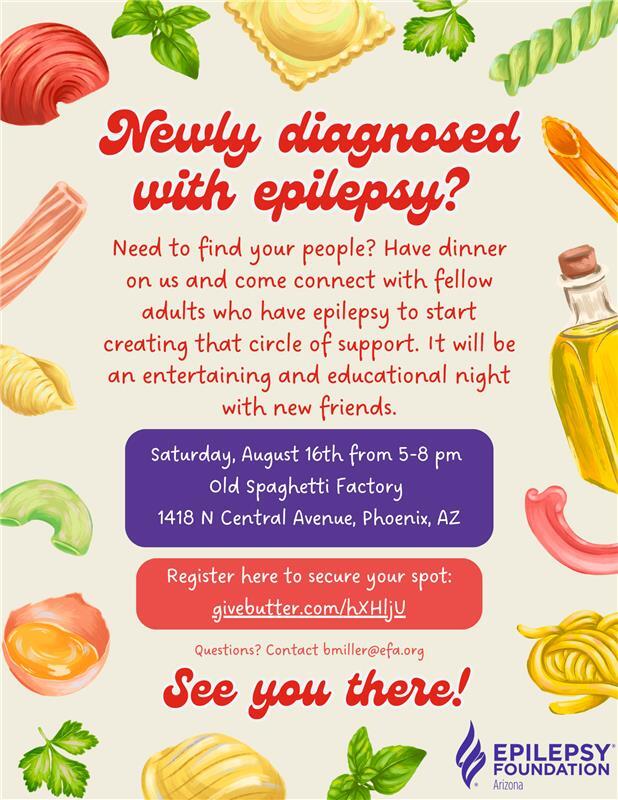 Campaign cover image for Arizona Newly Diagnosed Dinner for Adults with Epilepsy