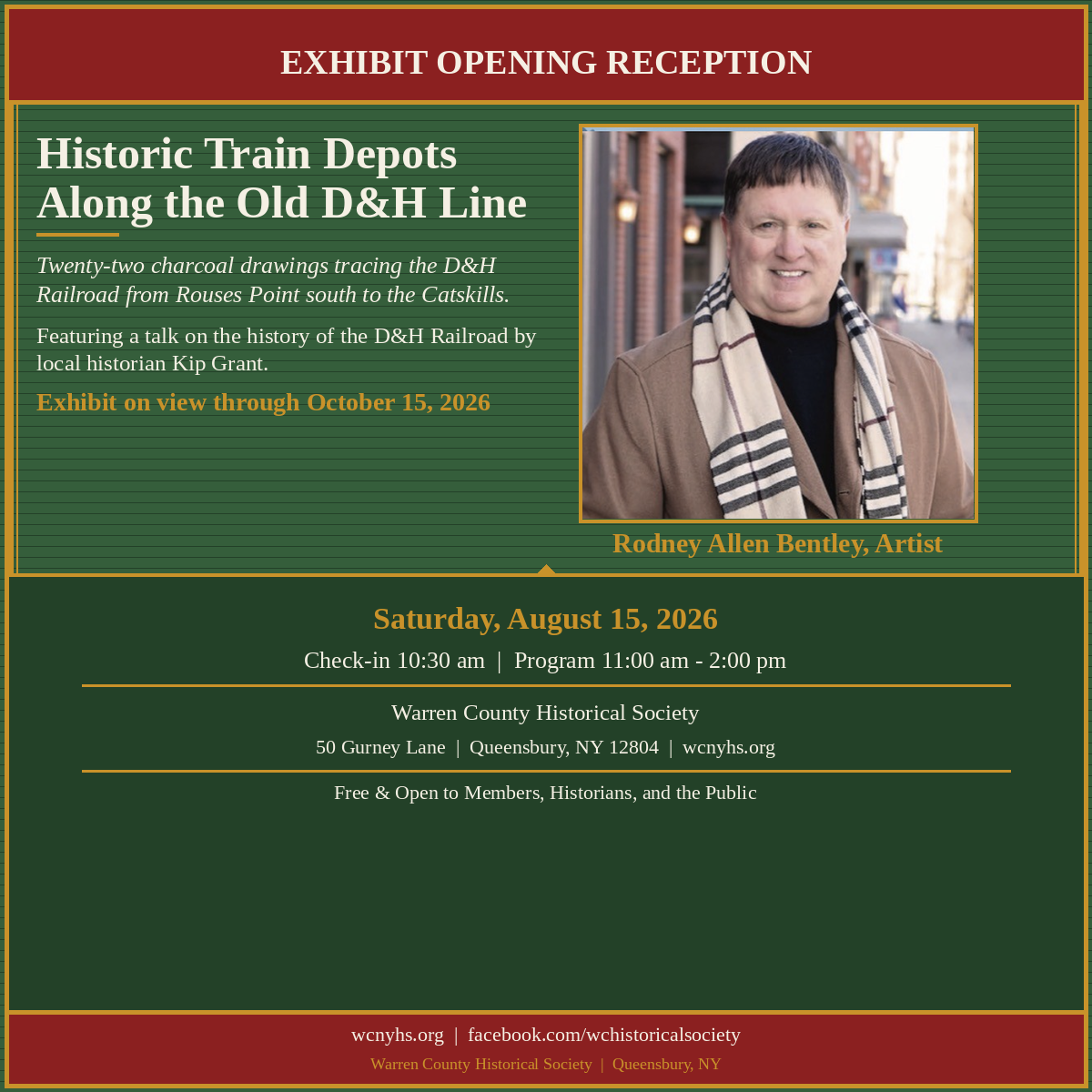 Campaign cover image for Historic Train Depots Along the Old D&H Line — Exhibit Opening Reception