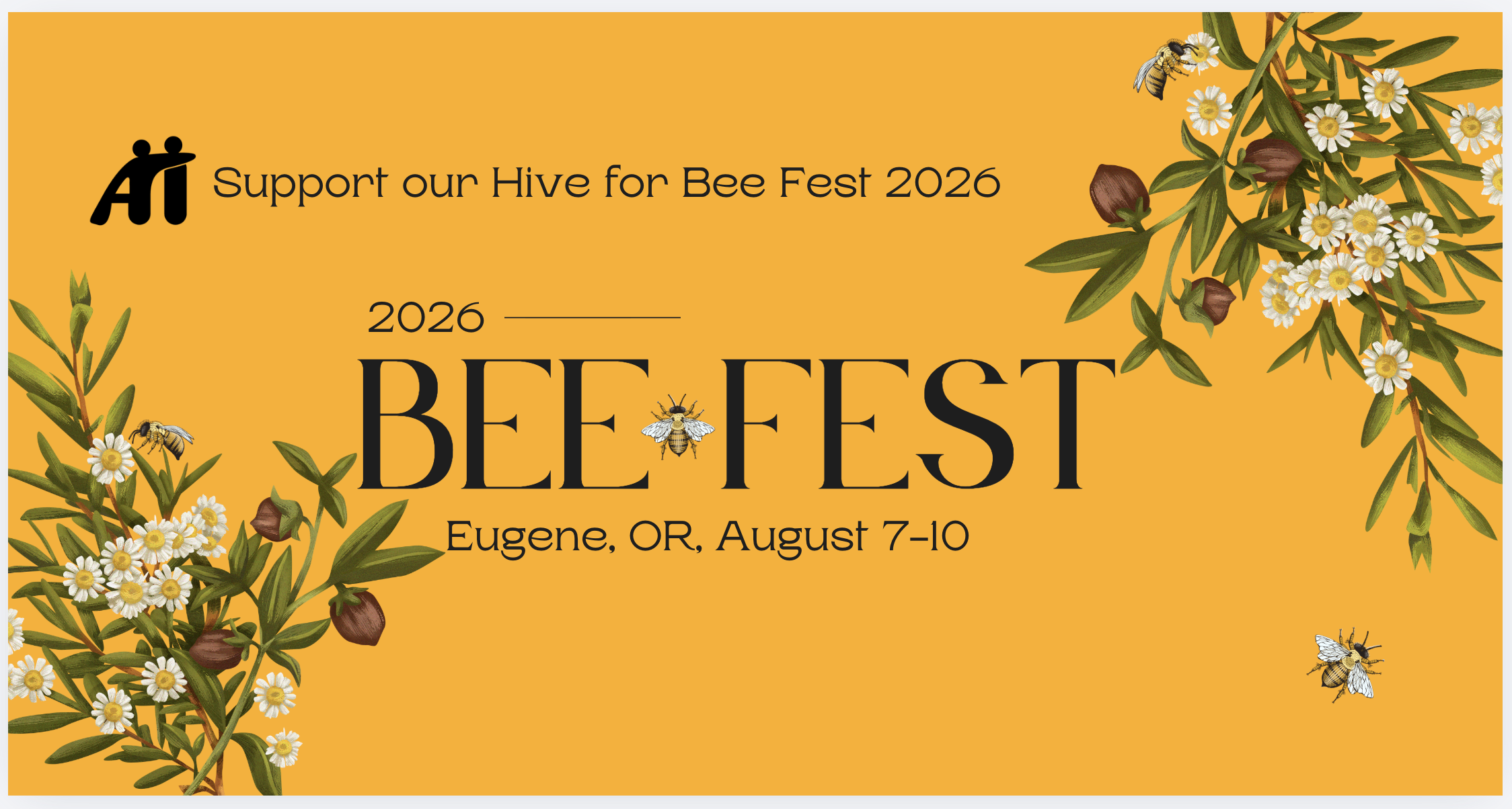 Campaign cover image for Support our 2026 Bee Fest