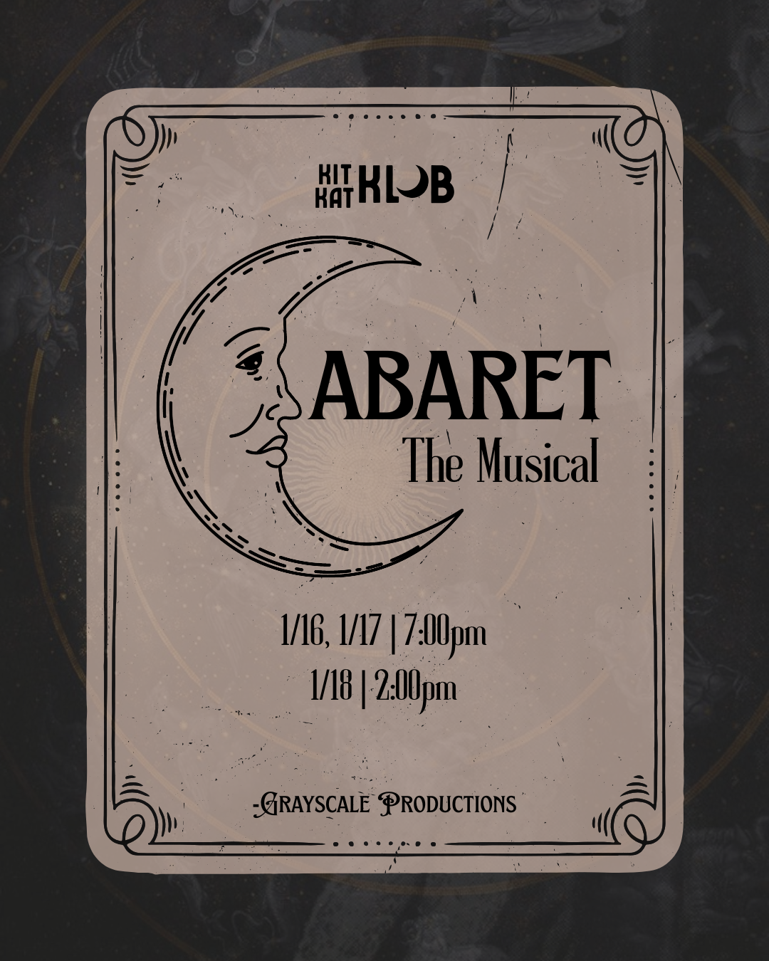 Campaign cover image for CABARET, The Musical