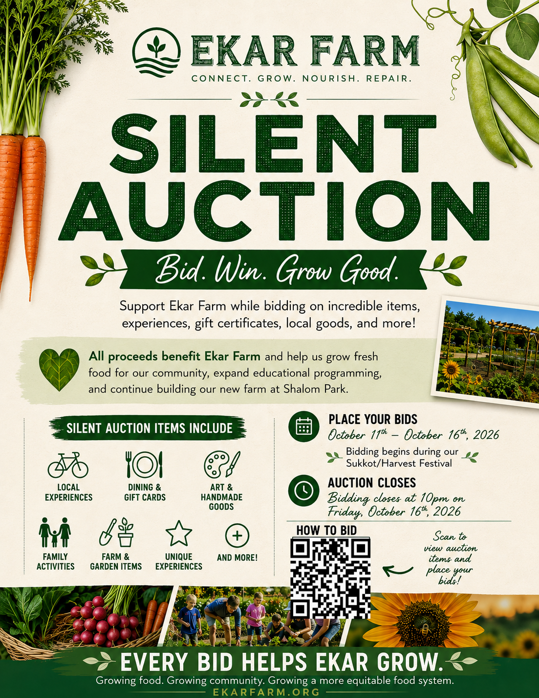 Campaign cover image for Ekar Farm Silent Auction 2026