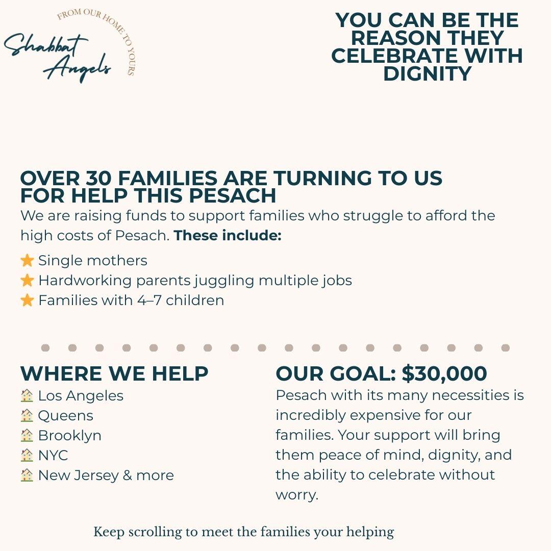 Campaign cover image for Shabbat Angels 2025 Pesach Fundraiser