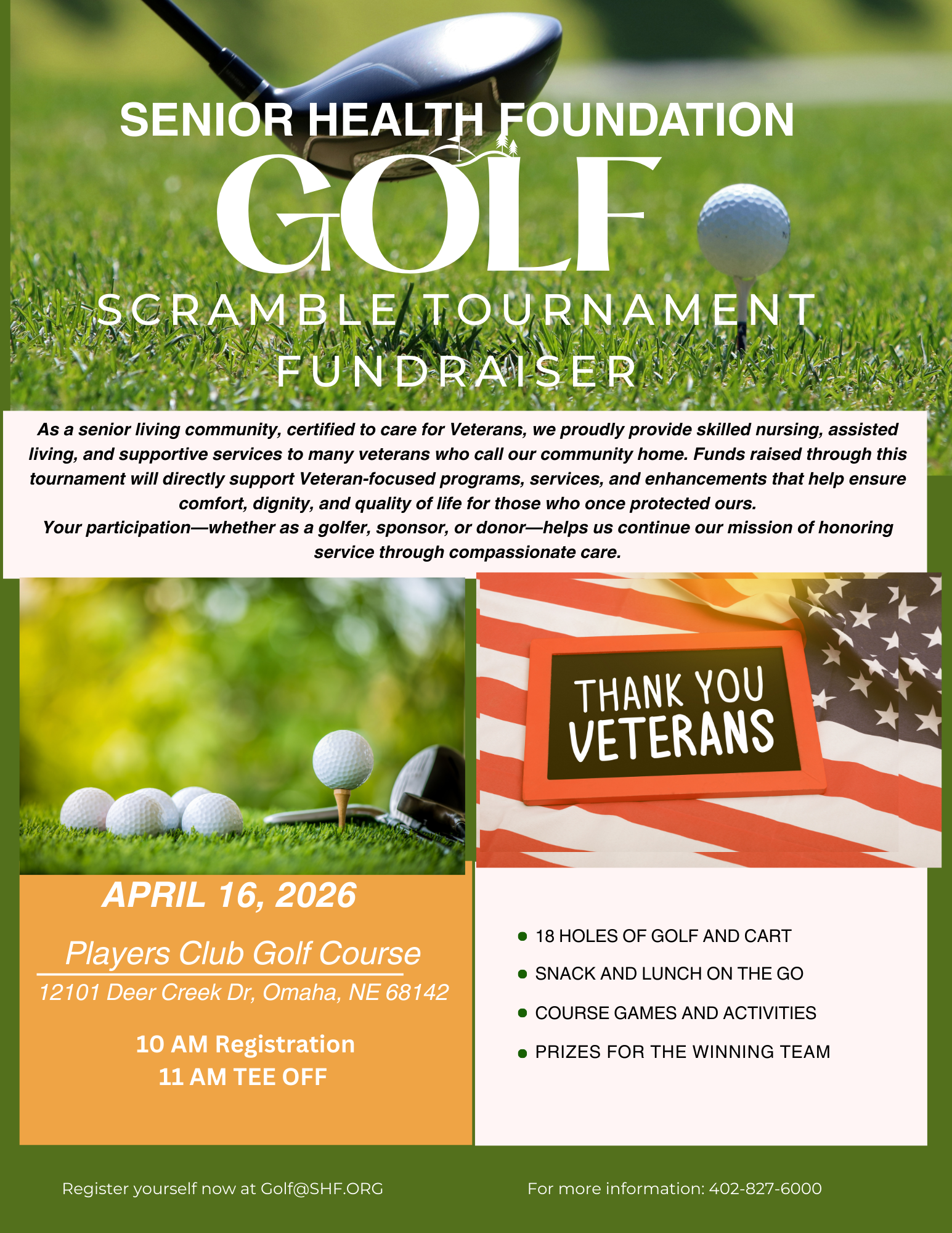 Campaign cover image for GOLFING for Care, Community, and Connection