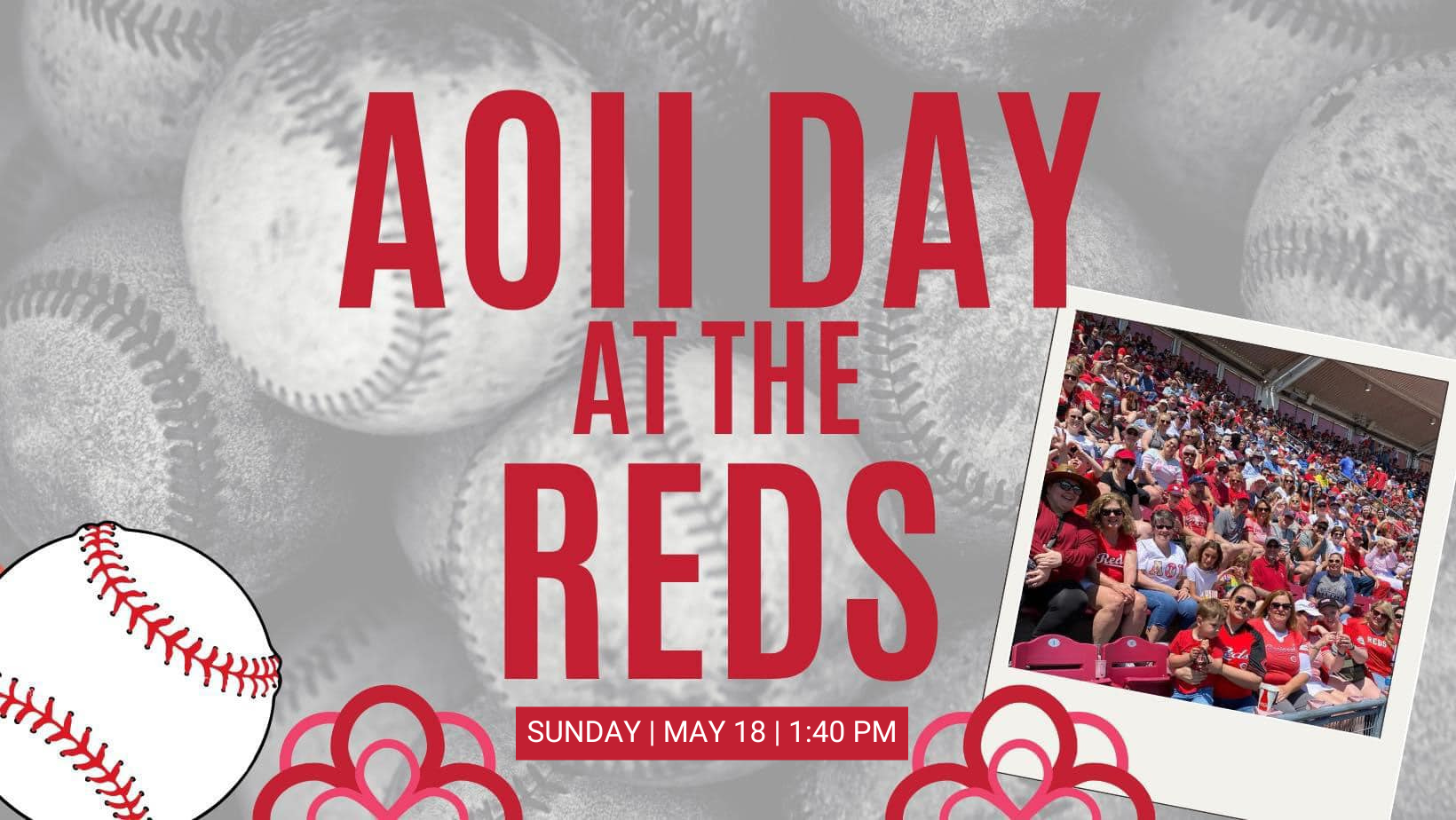 Campaign cover image for AOII Day at the Reds