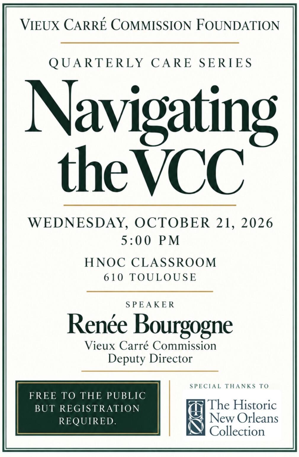 Campaign cover image for Quarterly Care Series: Navigating the VCC