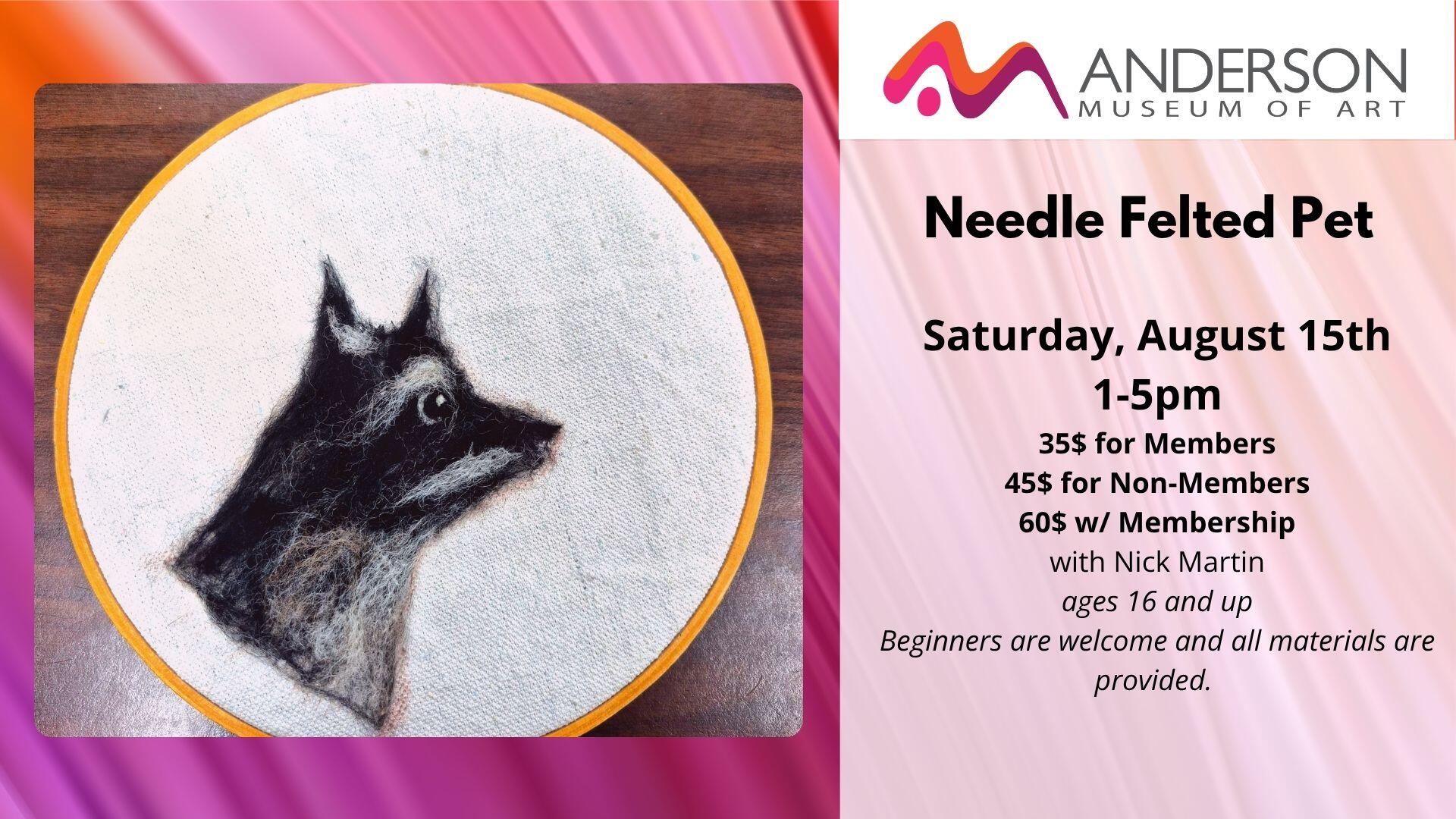 Campaign cover image for Needle Felted Pet