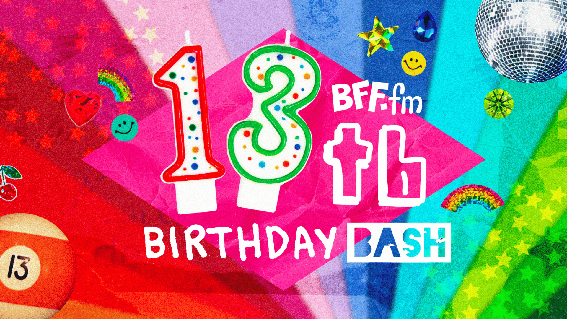 Campaign cover image for BFF.fm 13th Birthday