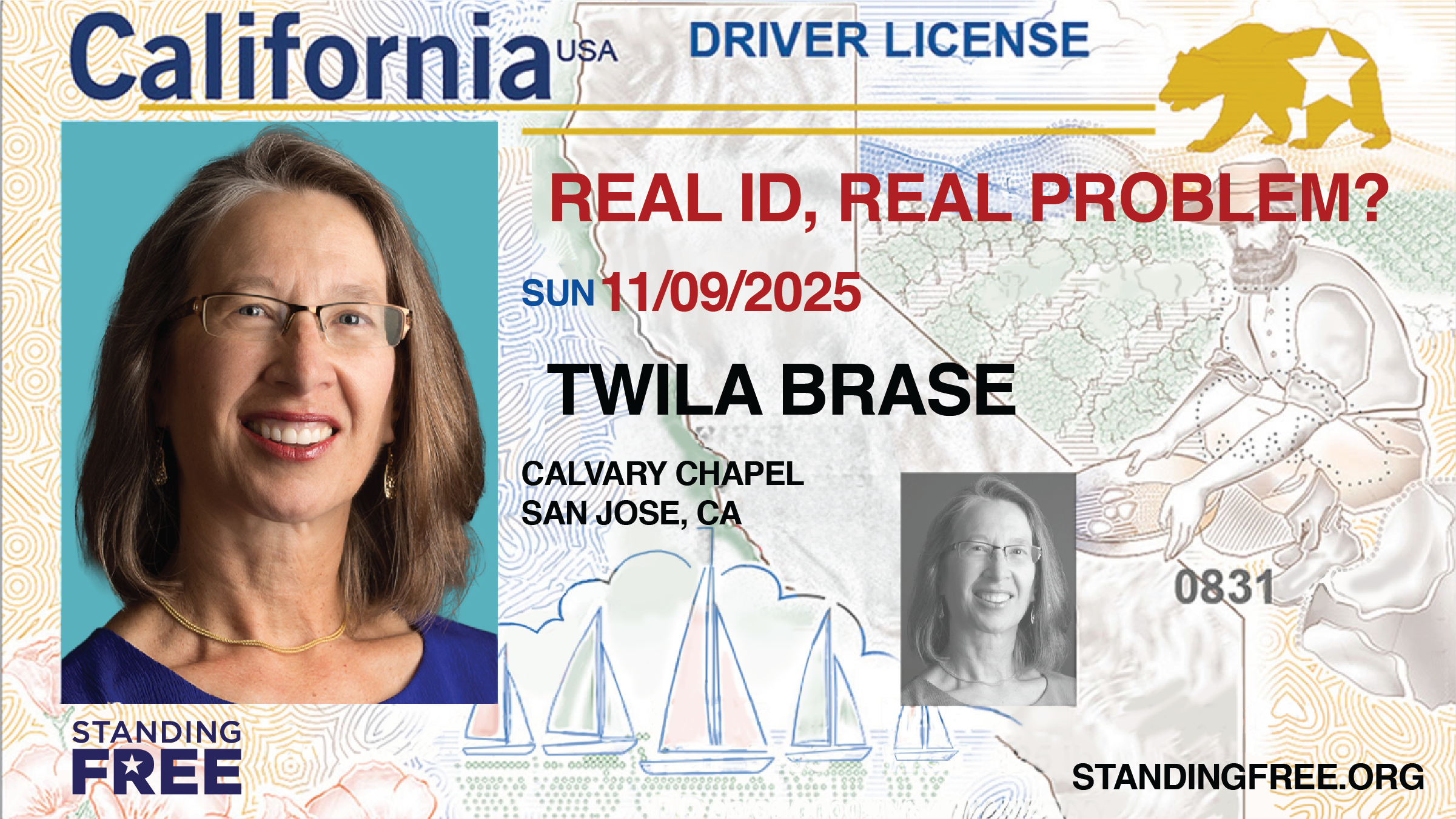 Campaign cover image for Standing for Freedom: The Hidden Risks of Real ID with Twila Brase