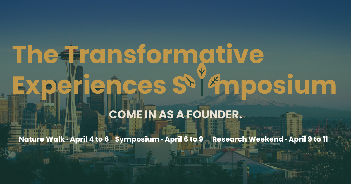 Campaign cover image for Transformative Experiences Symposium