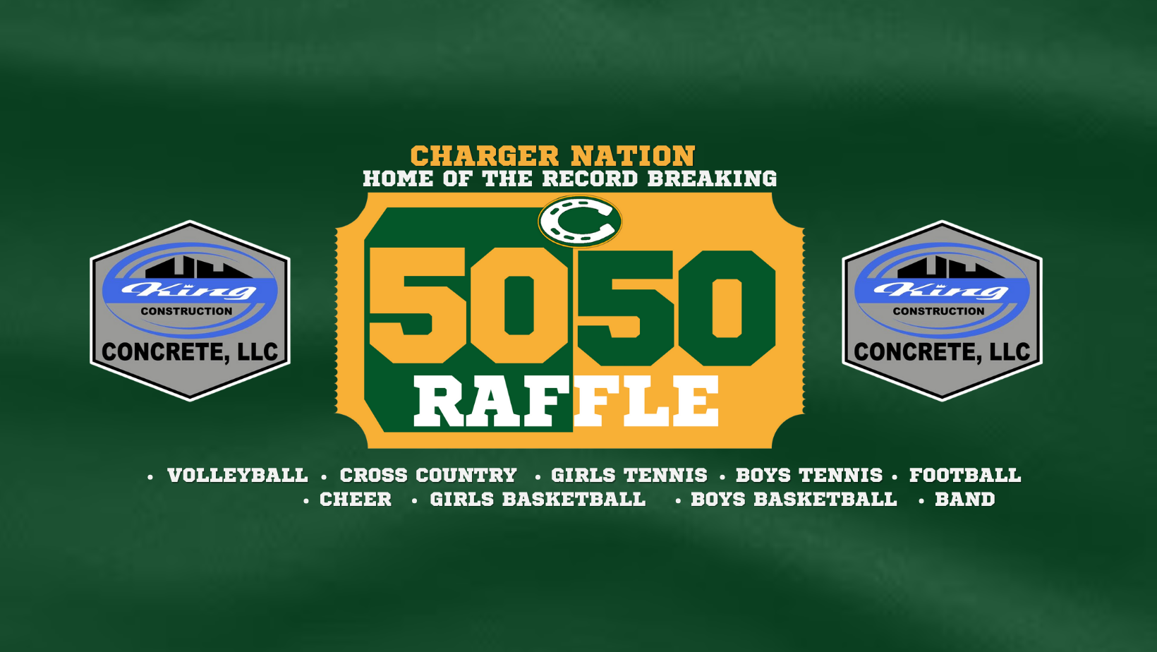 Campaign cover image for Charger Nation 50/50 Raffle