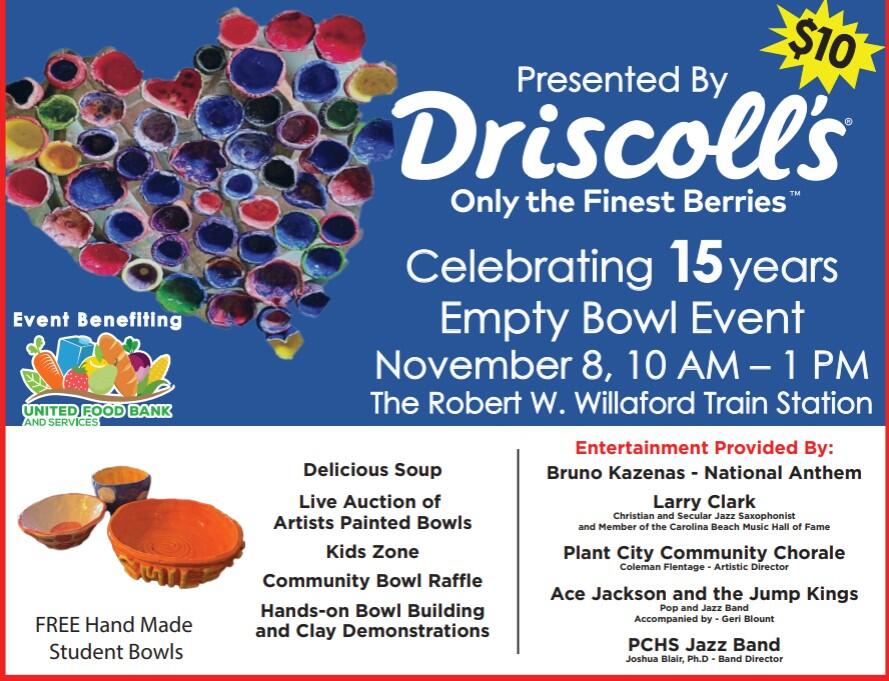 Campaign cover image for United Food Bank & Services: 15th Annual Empty Bowls Project Event