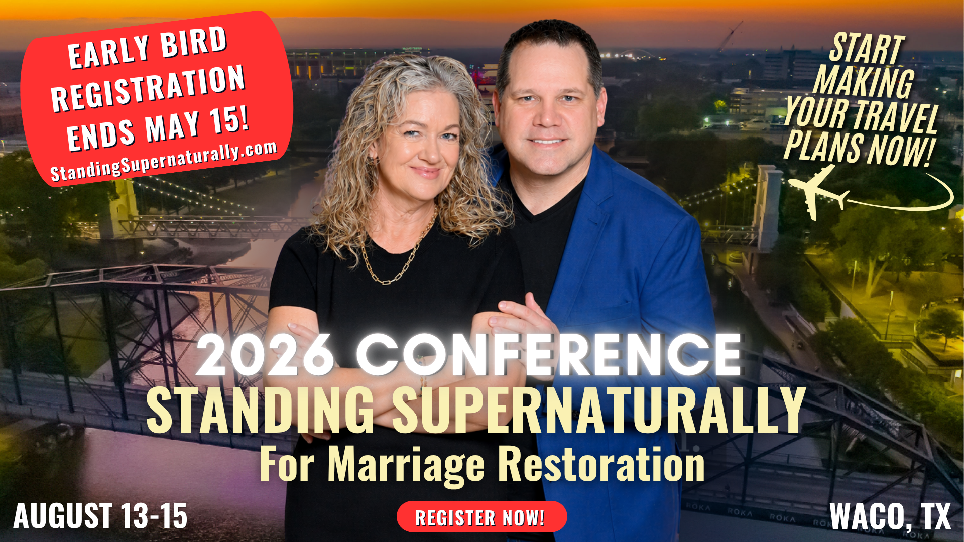 Campaign cover image for 2026 Standing Supernaturally For Marriage Restoration Conference