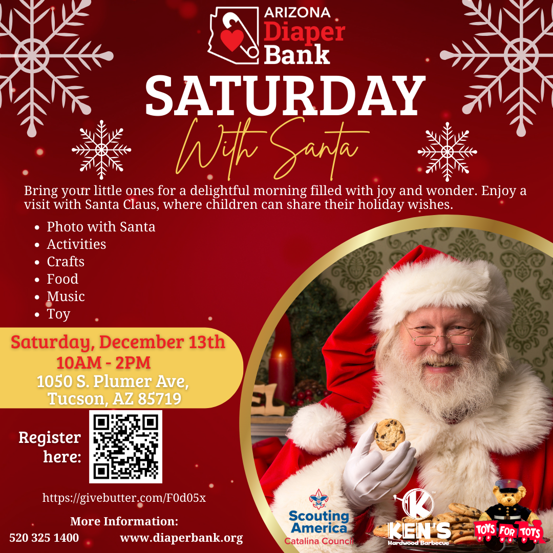 Campaign cover image for Arizona Diaper Bank's Saturday with Santa Event 2025
