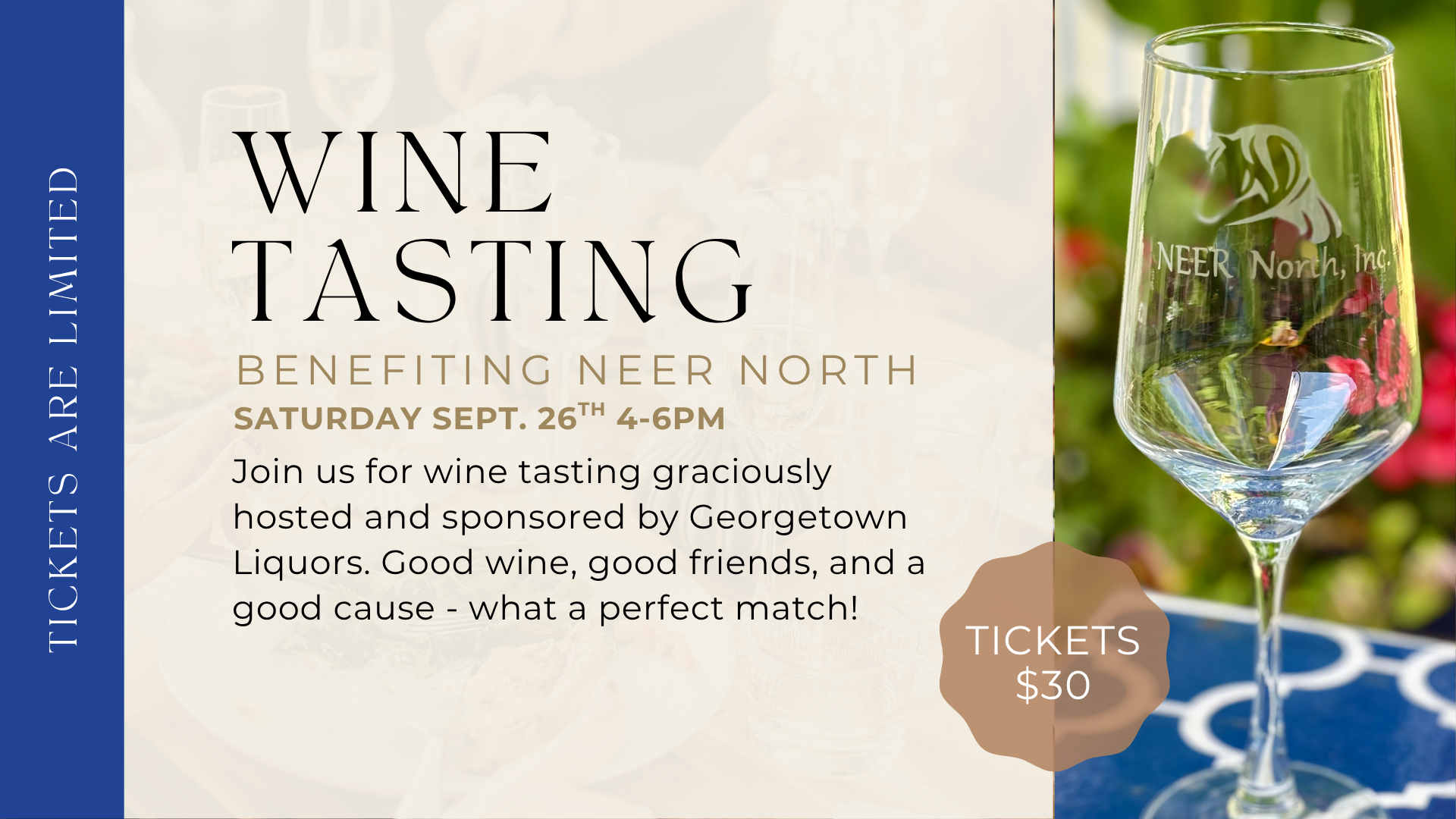 Campaign cover image for Wine Tasting Benefit at Georgetown Liquors 2026