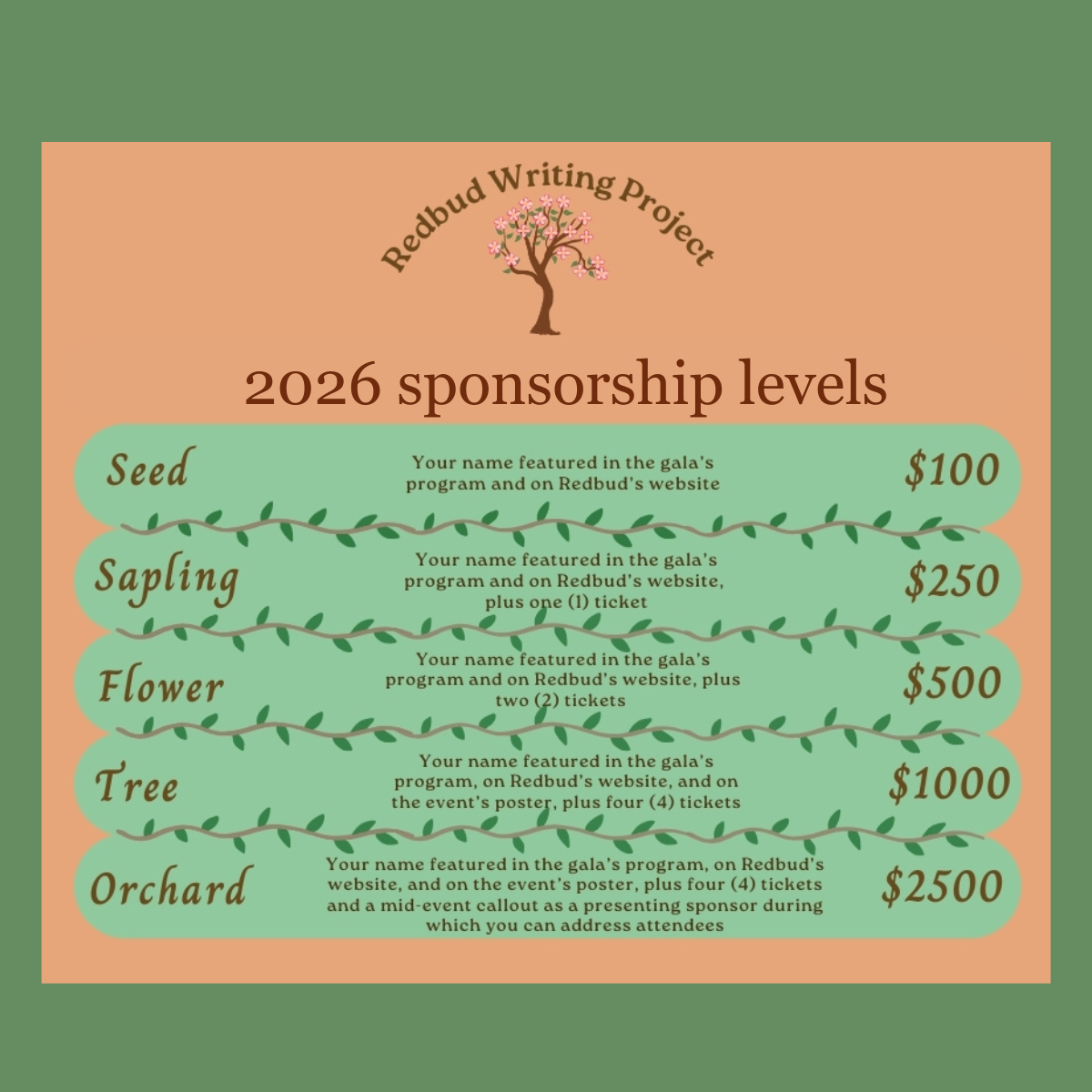 Campaign cover for 2026 Gala Sponsorships