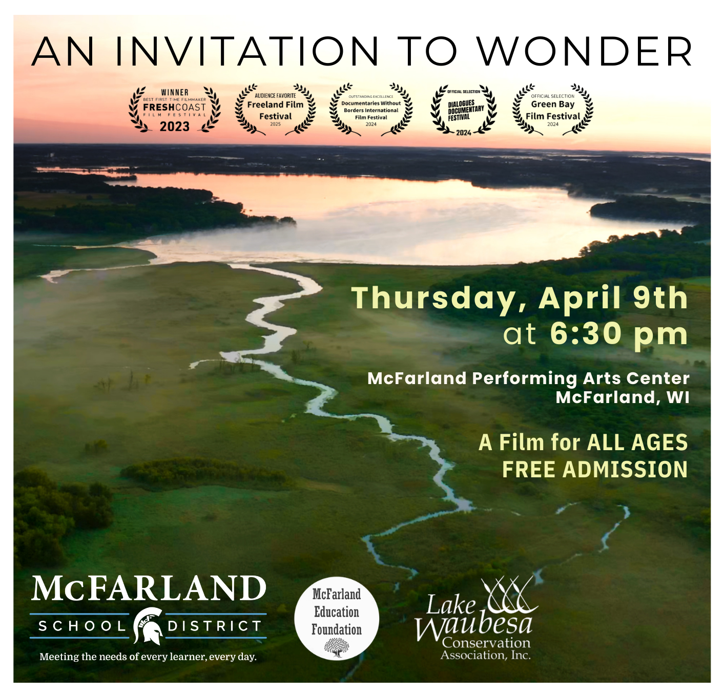 Campaign cover image for An Invitation to Wonder: Film Event