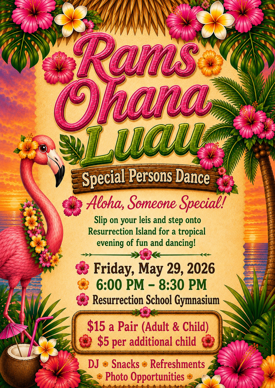 Campaign cover image for RCS Rams Ohana Luau