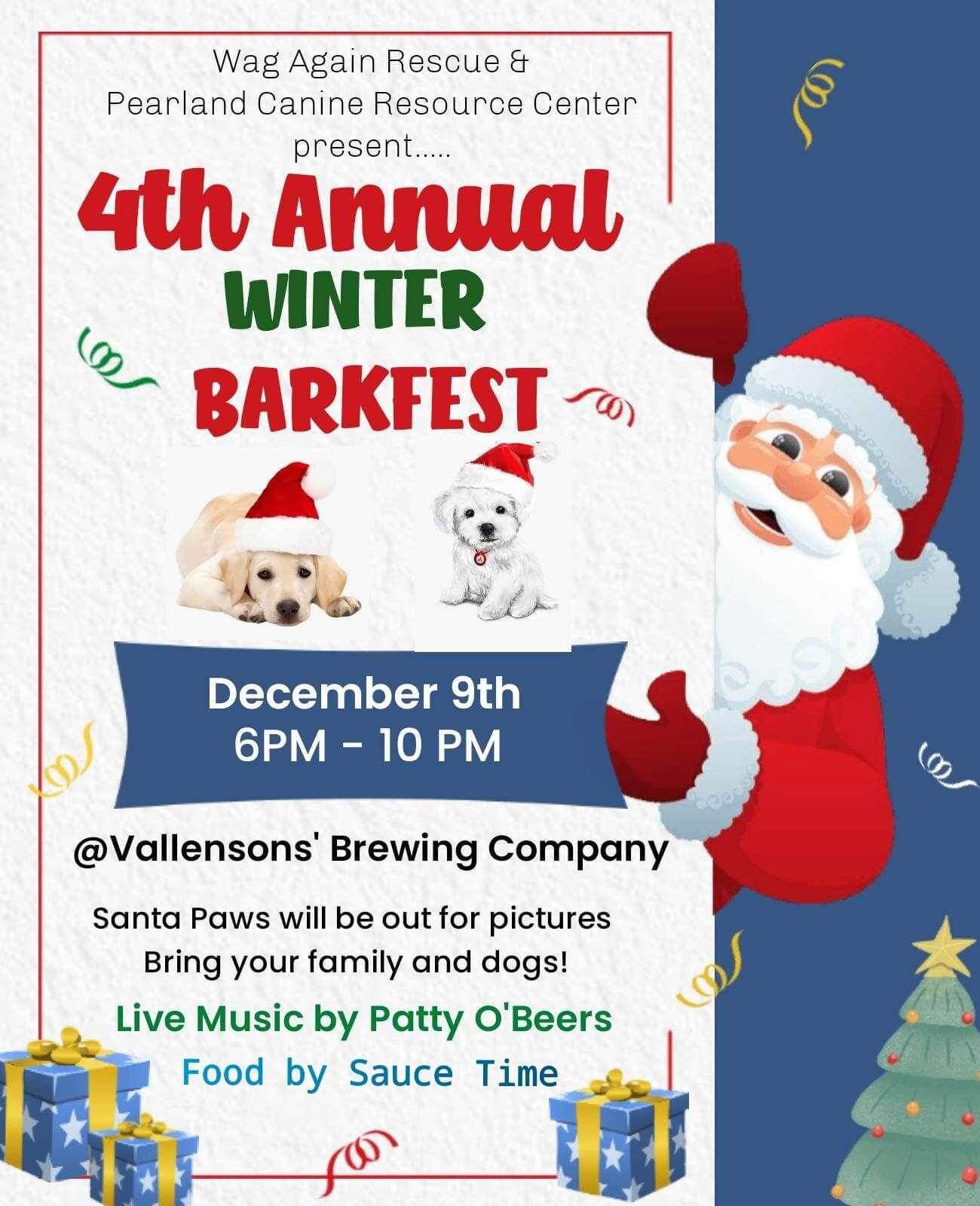 Campaign cover image for 4th Annual Winter Barkfest