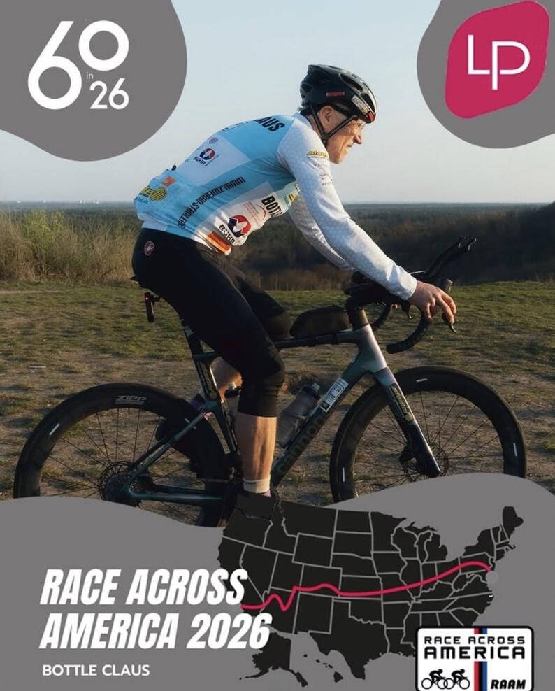 Campaign cover image for Bottle Claus Race Across America: Beat the Record 60+
