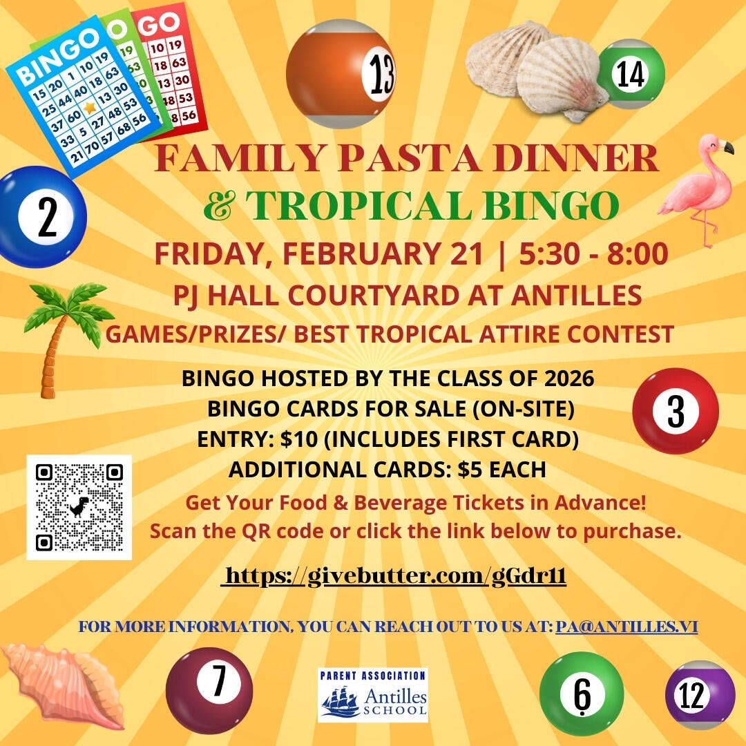 Campaign cover image for Family Pasta Dinner and Tropical Bingo