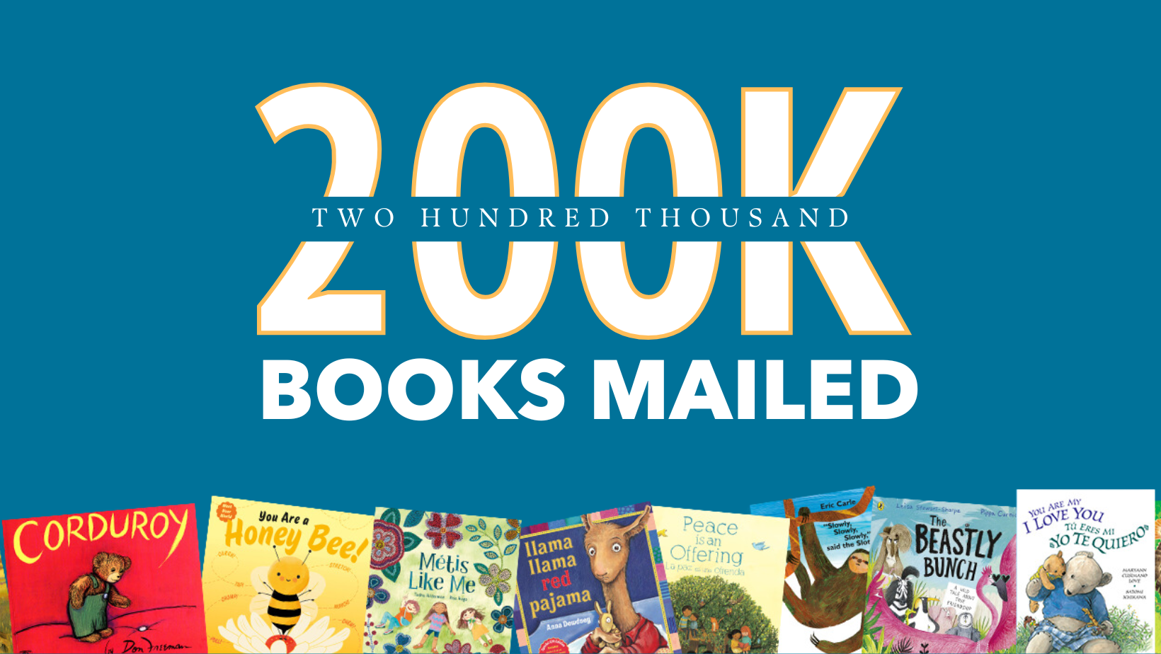 Campaign cover image for Celebrating 200,000 Books