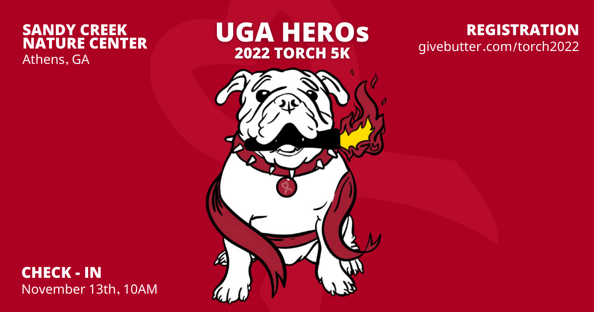 Campaign cover image for 2022 UGA HEROs Torch 5K