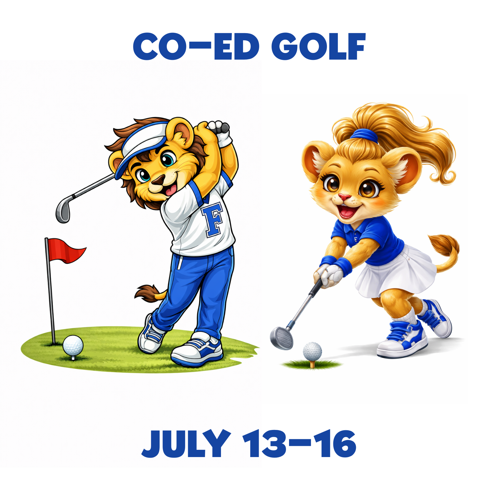 Campaign cover for July 13 - 16:: Co-Ed Junior Golf Camp @ Fairfax High School