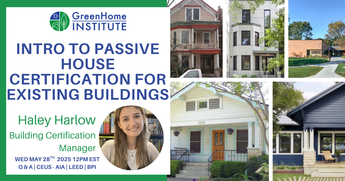 Campaign cover image for Intro to Passive House Certification for Existing Buildings