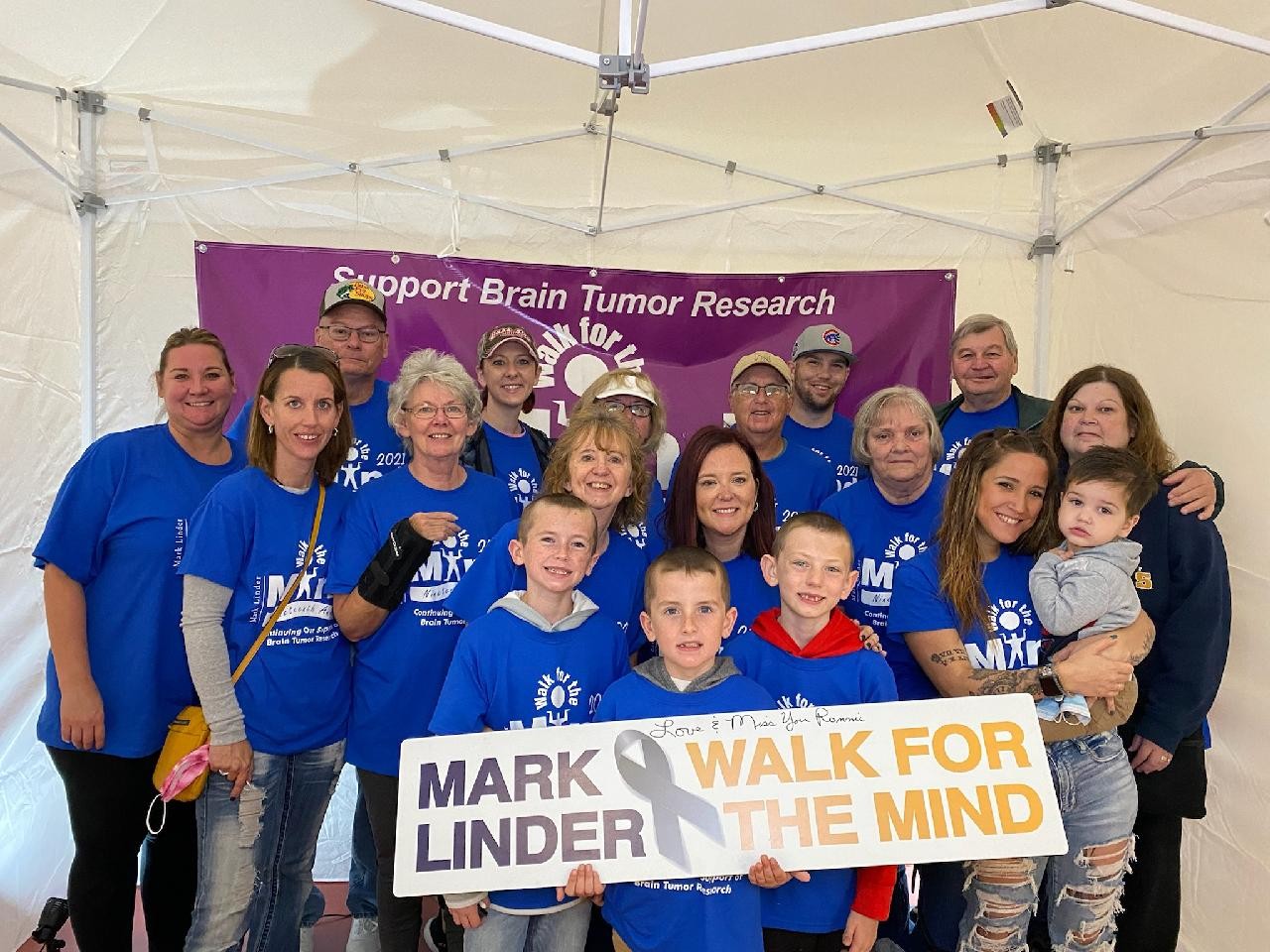 Campaign cover image for 2022 Mark Linder Walk for the Mind