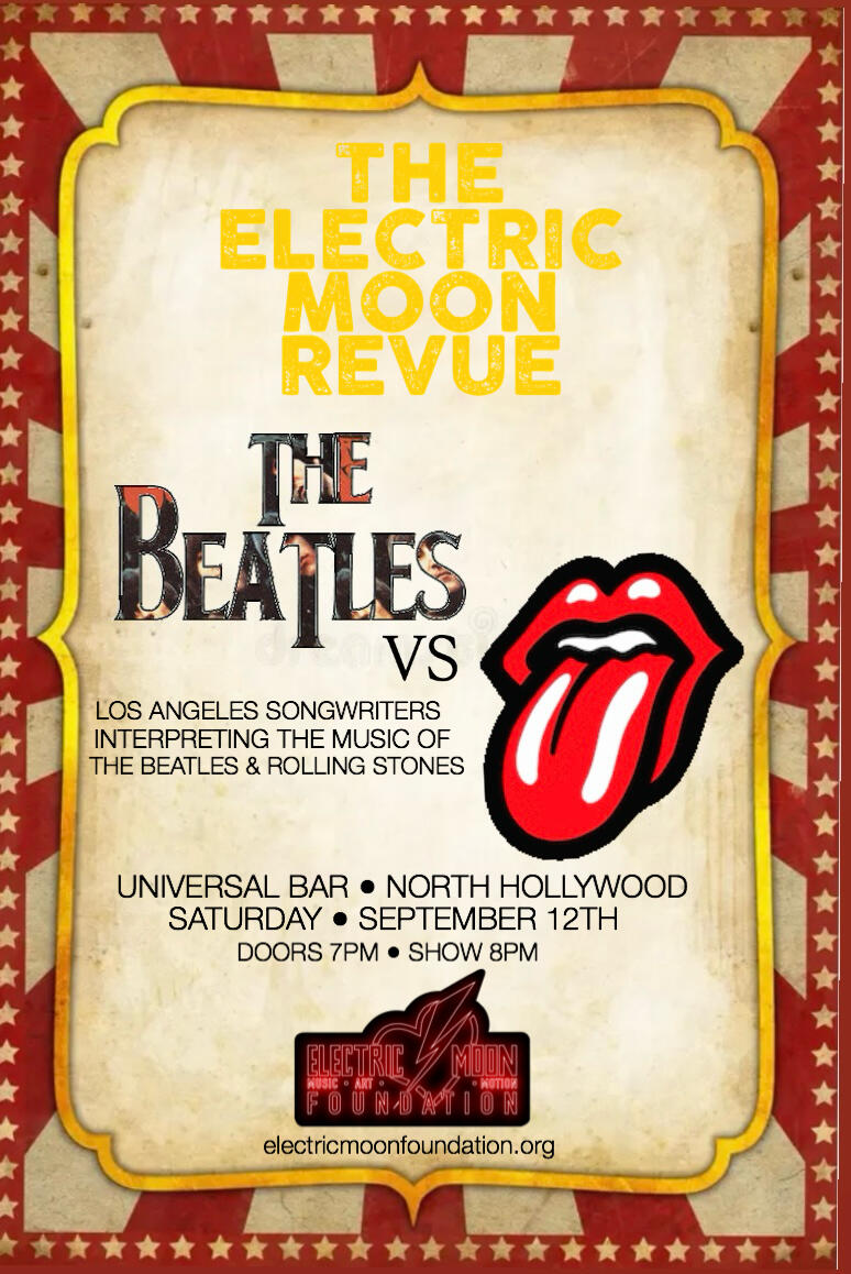 Campaign cover image for Electric Moon Foundation Presents The Electric Moon Revue The Beatles Vs The Rolling Stones