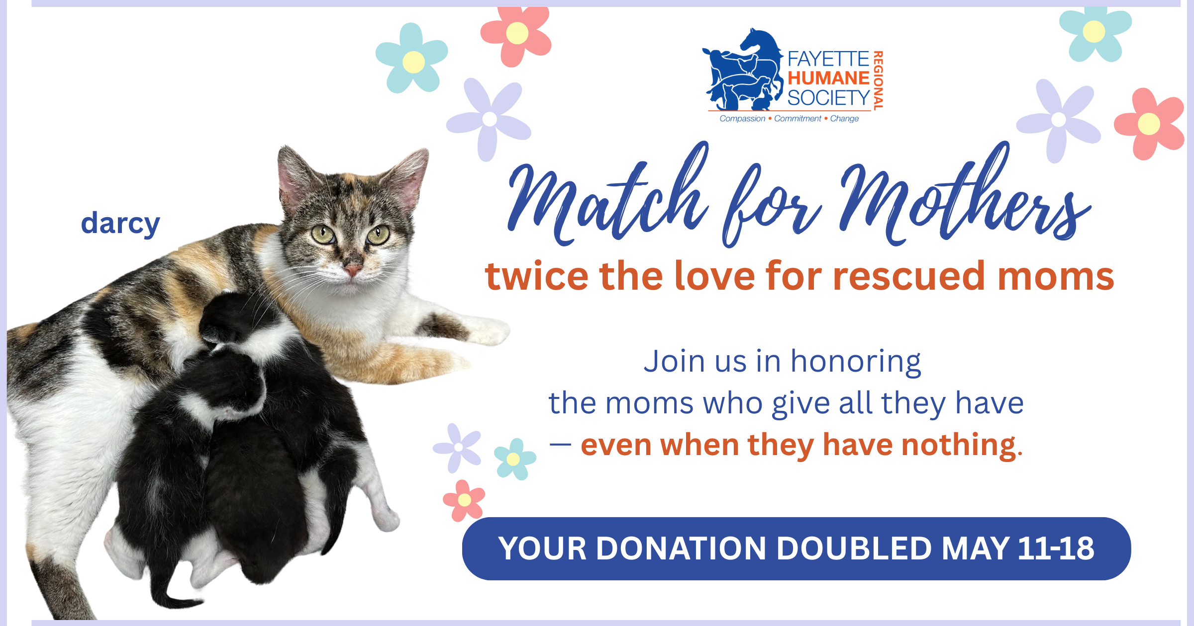 Campaign cover image for Match for Moms 2025