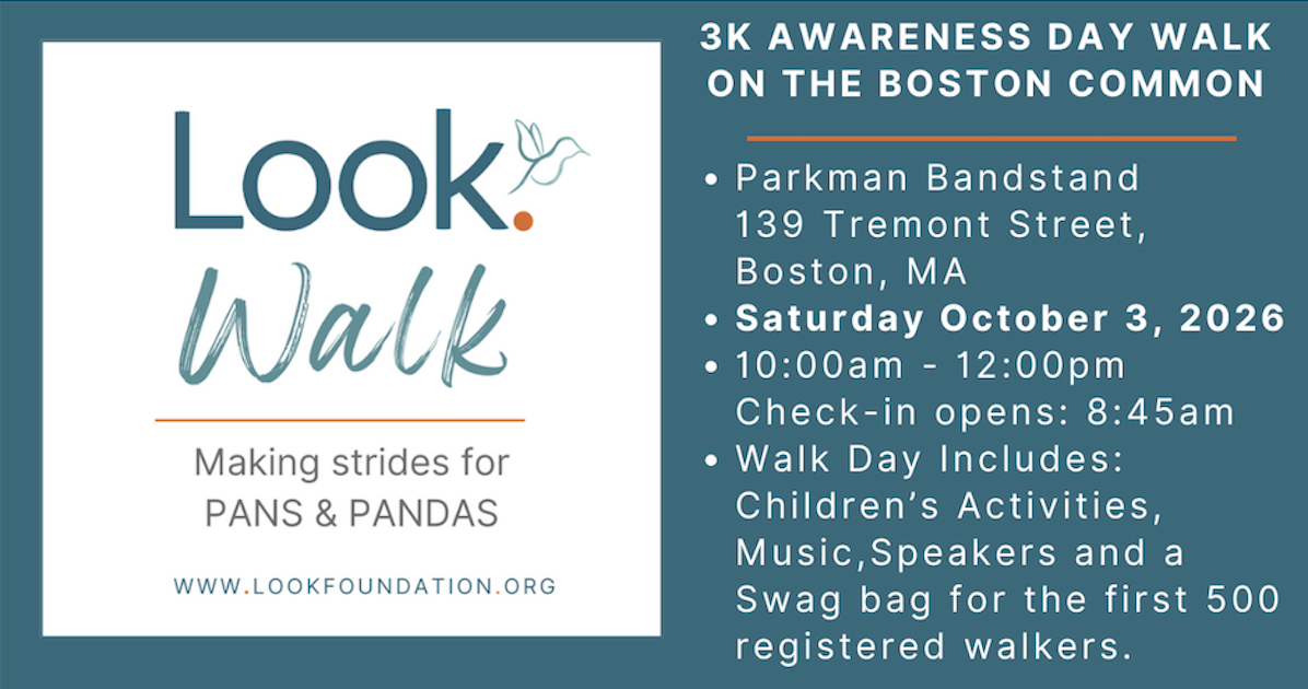 Campaign cover image for 2026 Look. Walk ~Making Strides for PANS & PANDAS