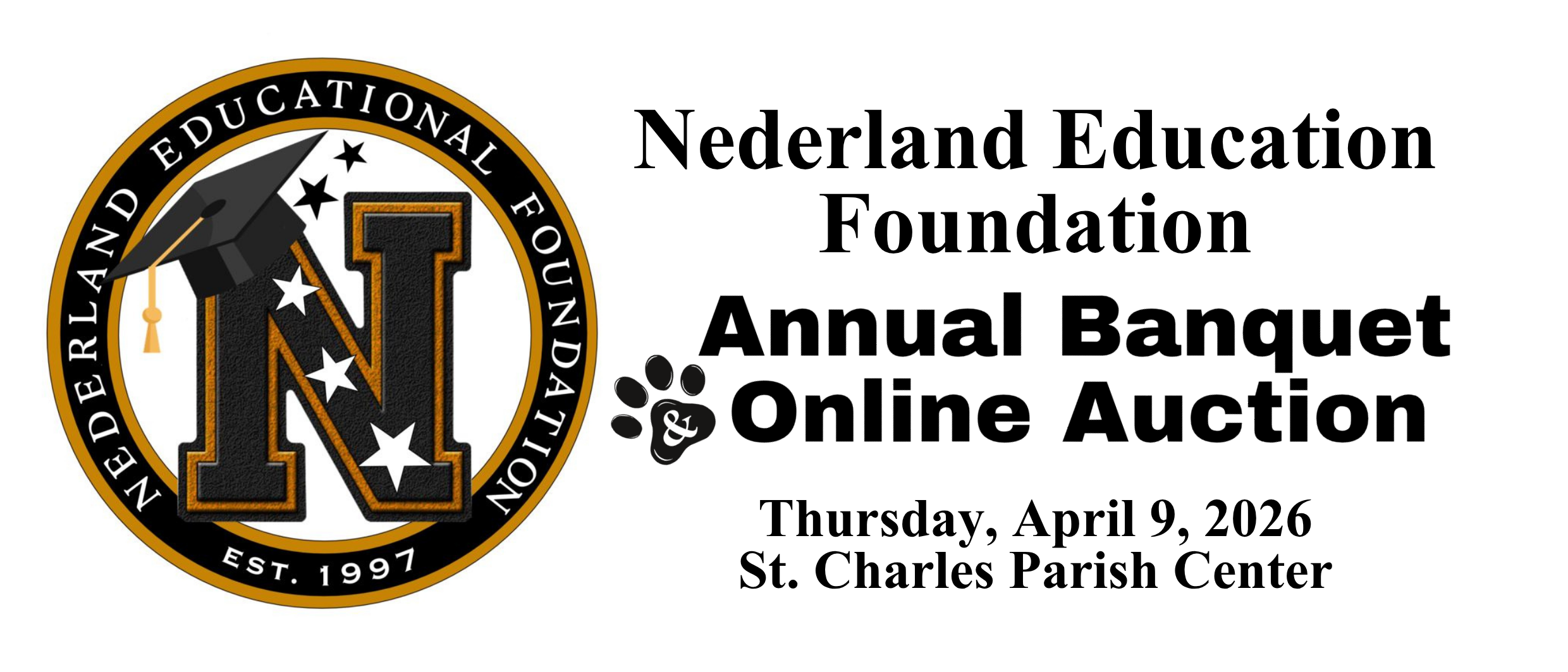 Campaign cover image for 2026 Nederland Educational Foundation Banquet