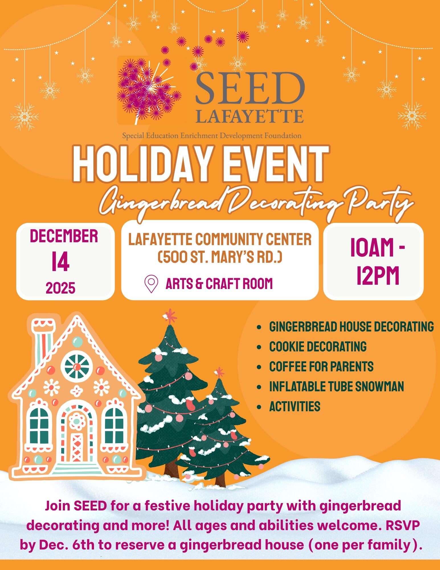 Campaign cover image for Gingerbread Decorating Party