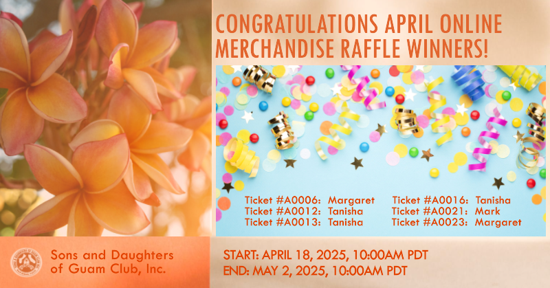 Campaign cover image for April Online Merchandise Raffle