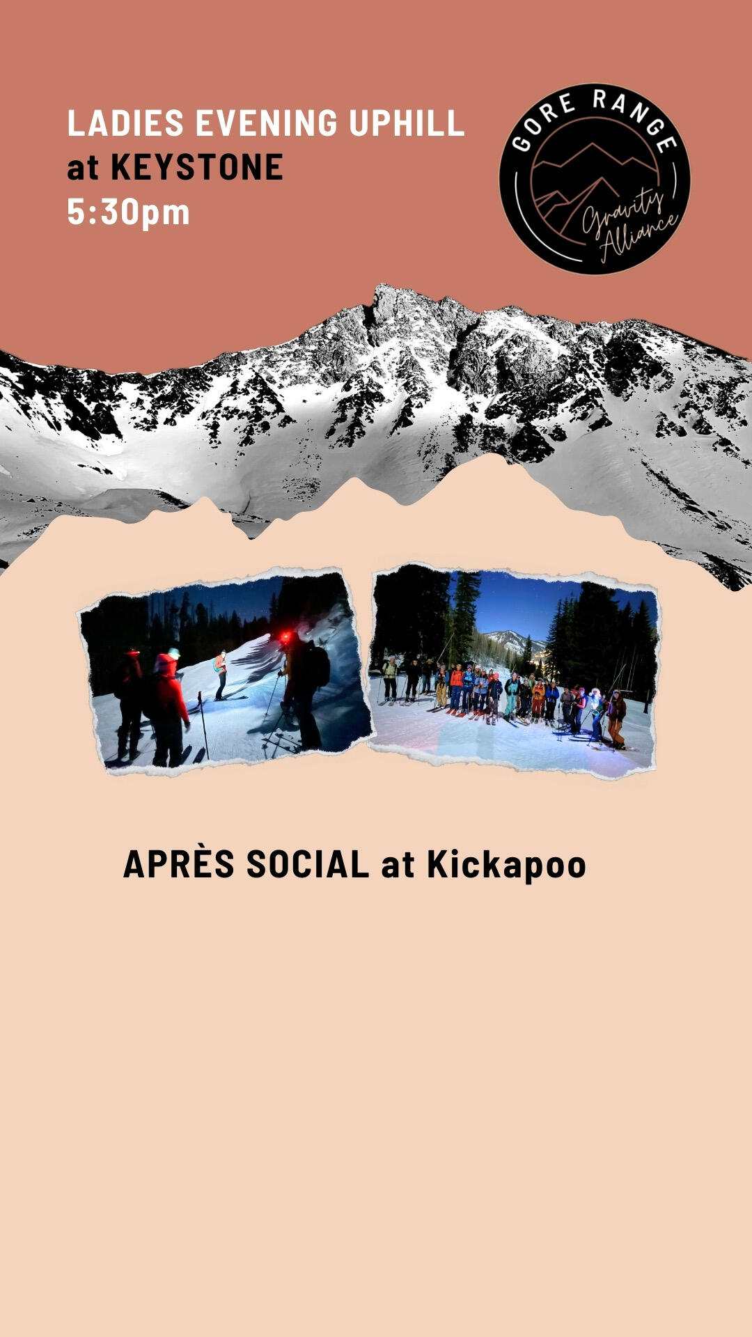 Campaign cover image for 1/14 Keystone Ladies' Uphill with Gore Range Gravity Alliance