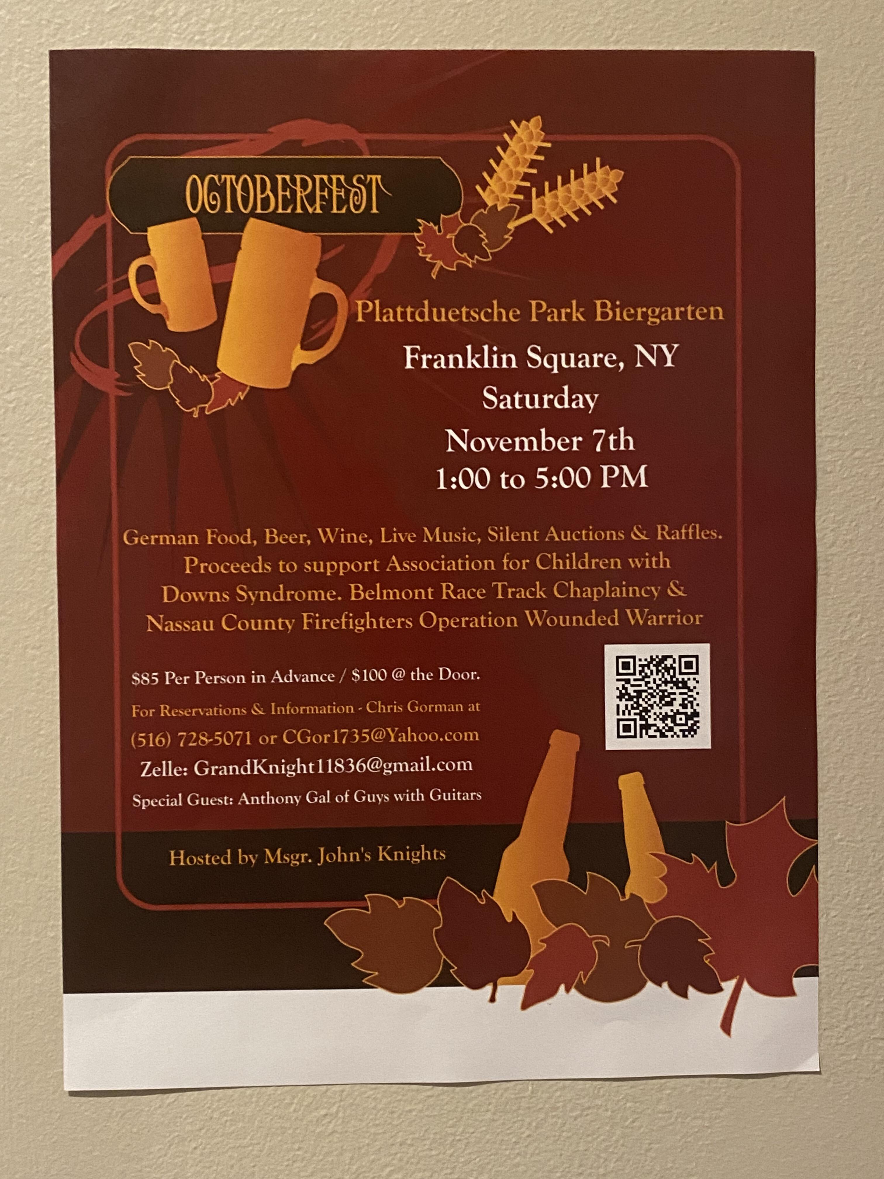 Campaign cover image for Octoberfest Fundraiser Saturday Nov 7th, 2026