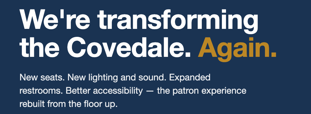 Campaign cover image for Transform the Covedale - Again!
