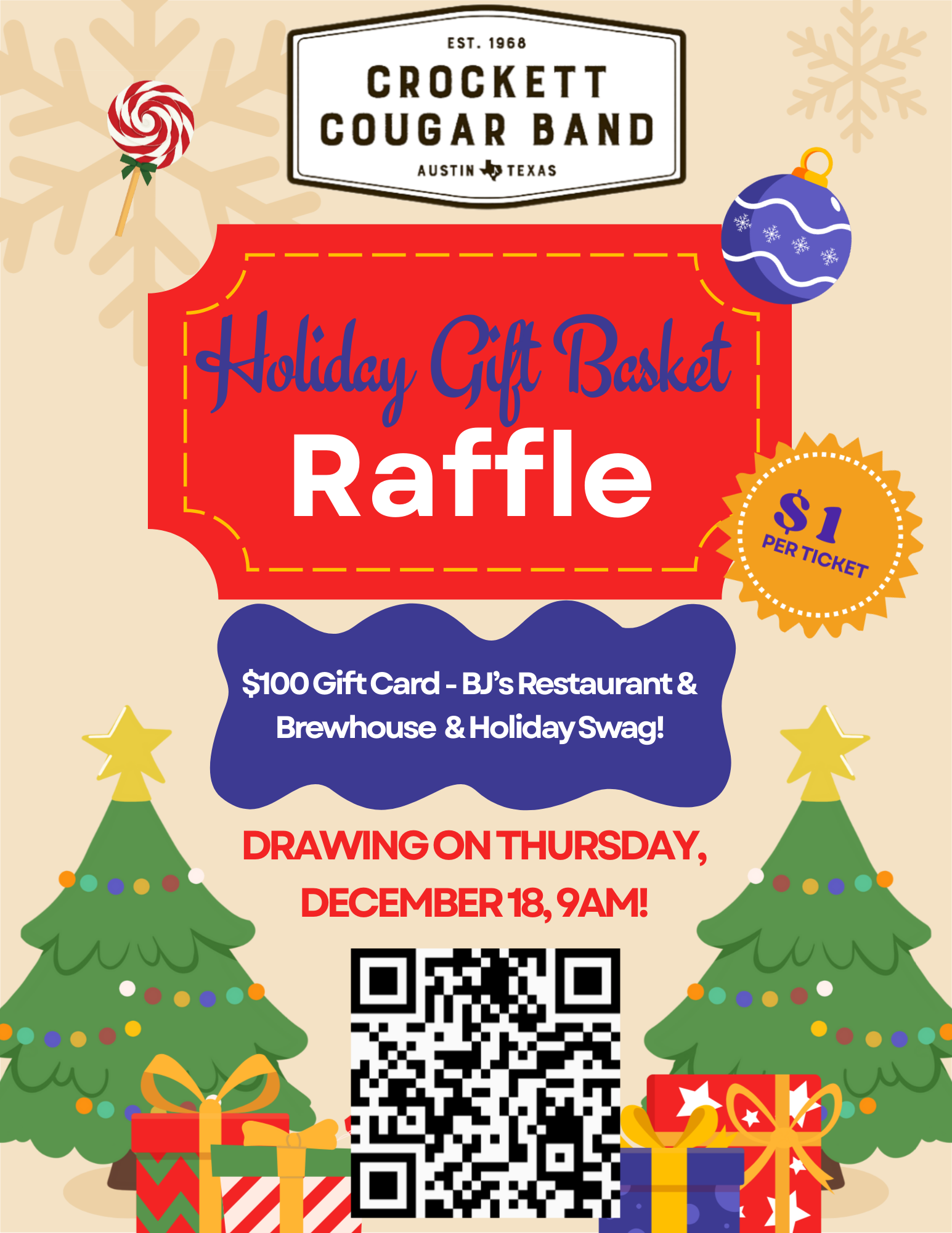 Campaign cover image for 2025 Holiday Basket Raffle