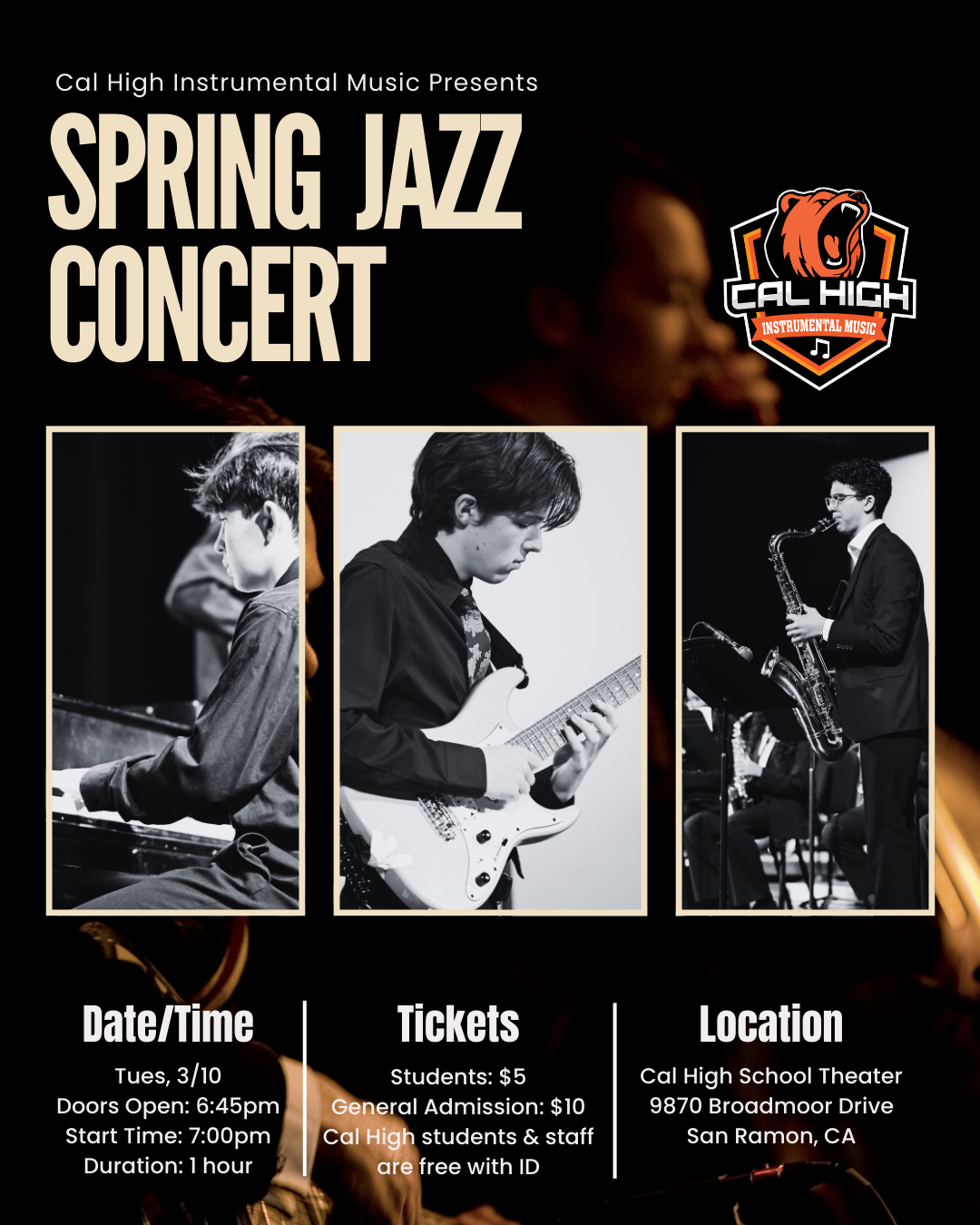Campaign cover image for Spring Jazz Concert