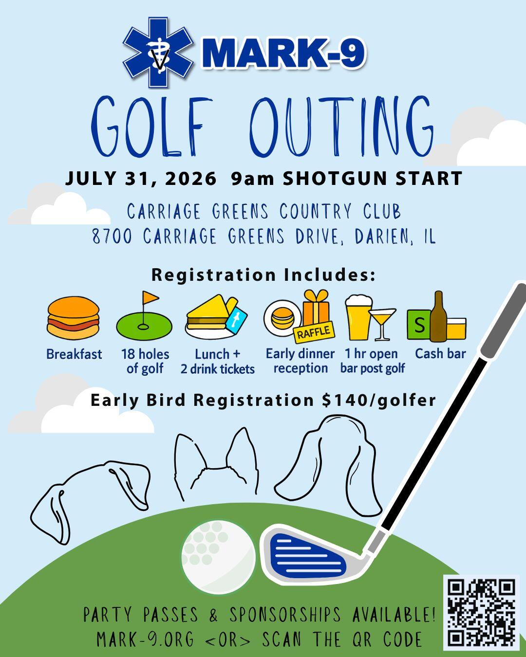 Campaign cover image for MARK-9 2026 Golf Outing